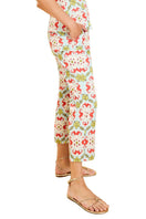 Mestiza New York Palau cigarette pants shown from side, slim fit with tailored design in neutral fabric.