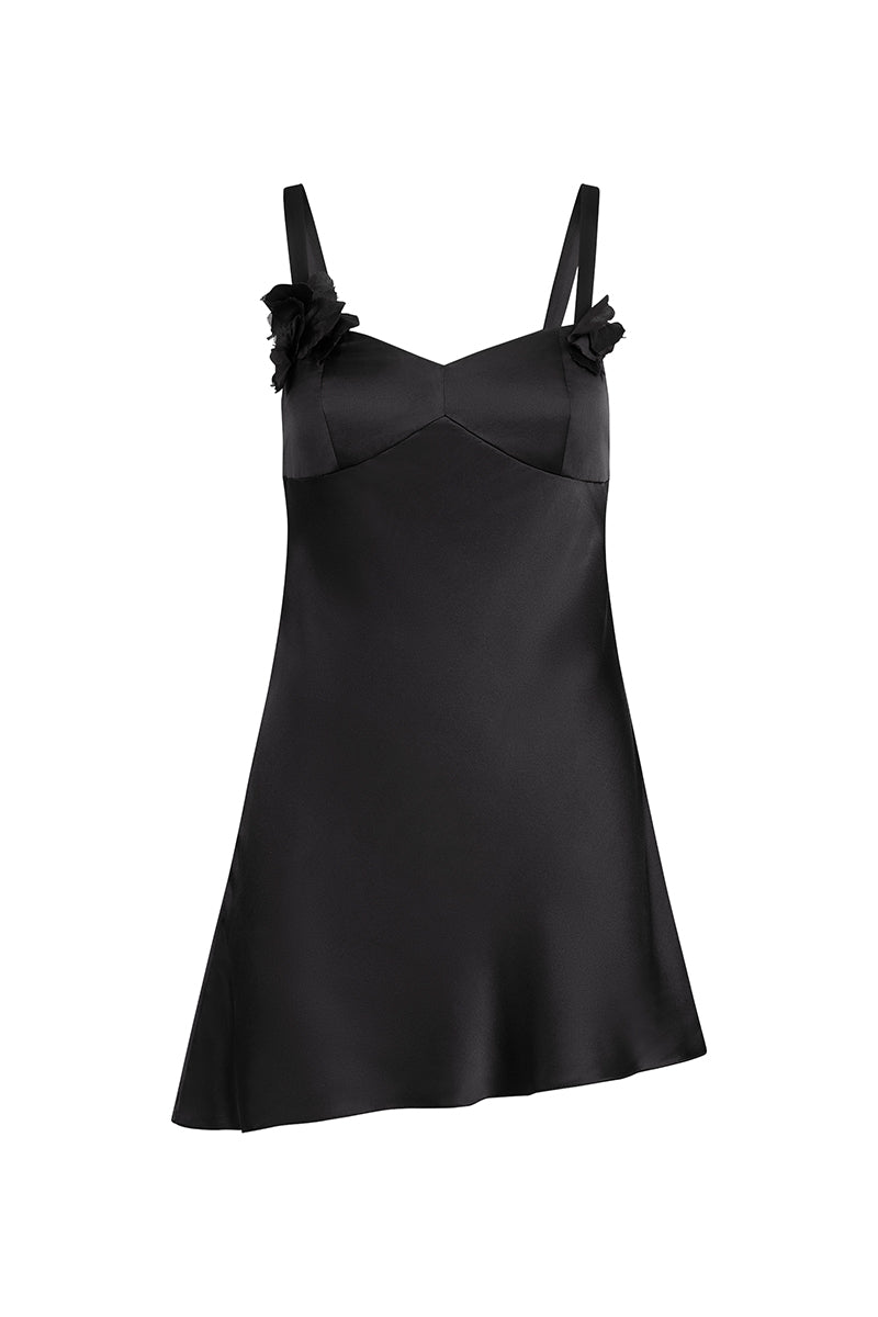 Scarlett Gasque TEMPTATION MINI SLIP DRESS IN Black | Cult Mia Scarlett Gasque TEMPTATION MINI SLIP DRESS IN Black | Cult Mia
