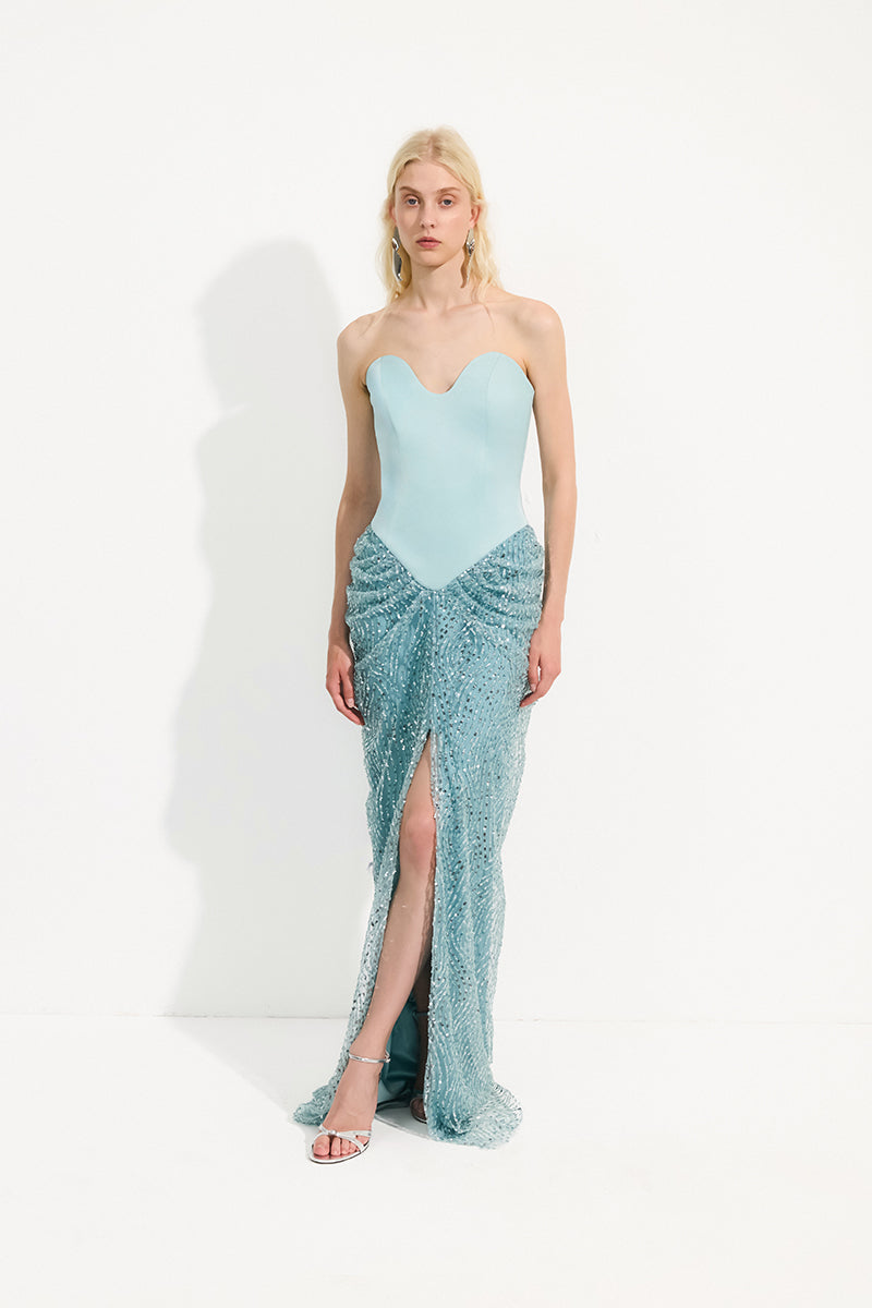 URBAN MUSE THALASSA MAXI DRESS IN AQUA MINT | Cult Mia URBAN MUSE THALASSA MAXI DRESS IN AQUA MINT | Cult Mia