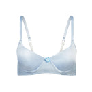 Scarlett Gasque Tallulah bra in Ice Melt color, front view showing smooth cups and supportive design.