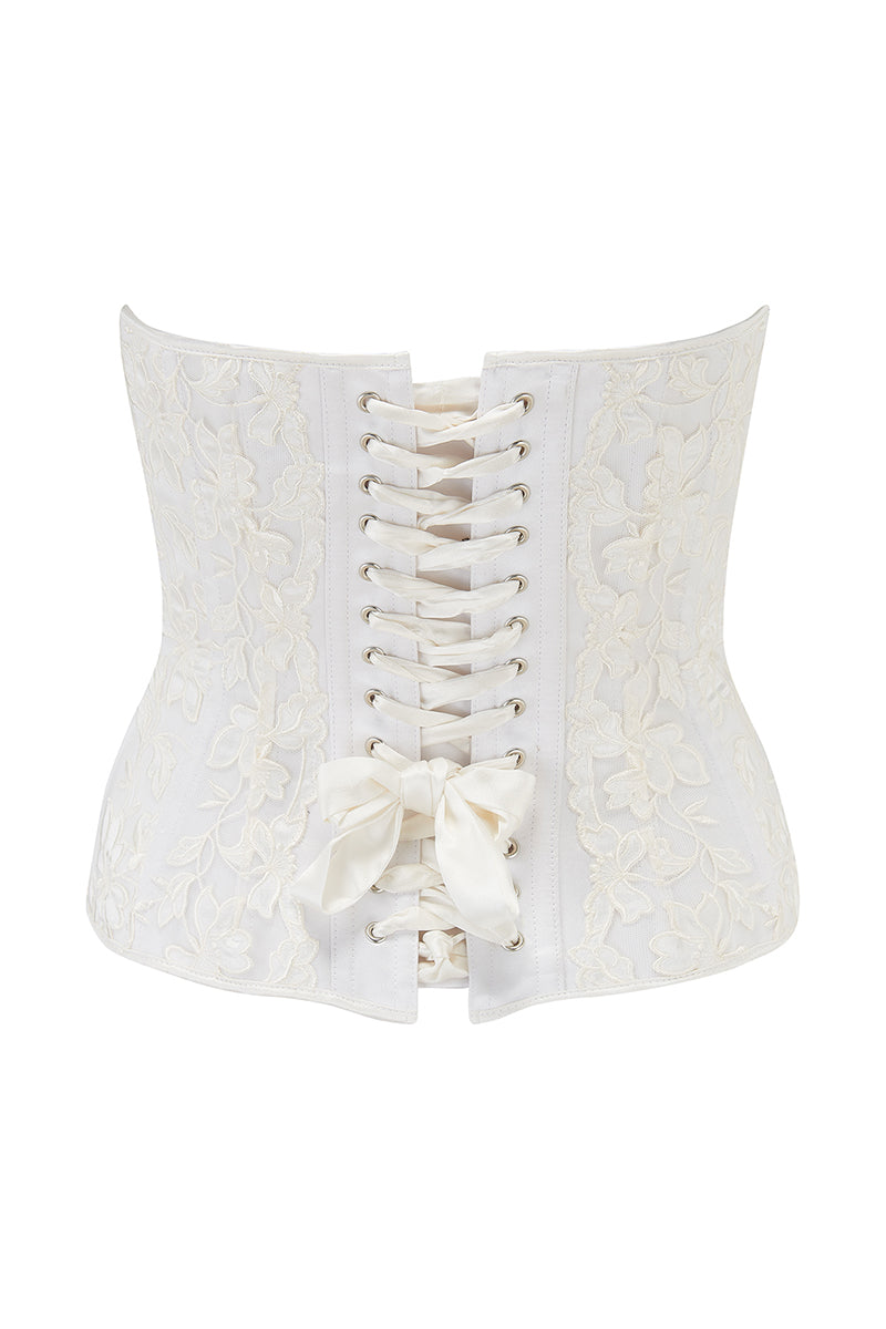 White top from Scarlett Gasque's THE VELMA WASPIE collection featuring ghost back design and stylish fit.