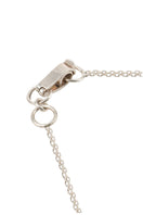 Thin glass choker necklace by MAZ Manuela Álvarez featuring a sleek, transparent glass design on a delicate chain.