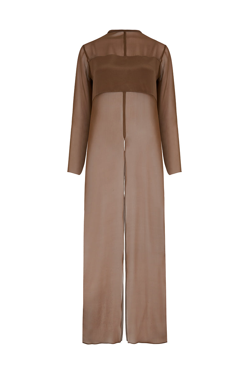 Lorena Saravia Tina Blouse, stylish shirt with a flattering fit, shown from the front in a modern, elegant design.