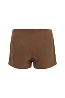 Lorena Saravia TINA Shorts shown from the back, featuring a stylish fit and lightweight fabric, ideal for casual summer wear.