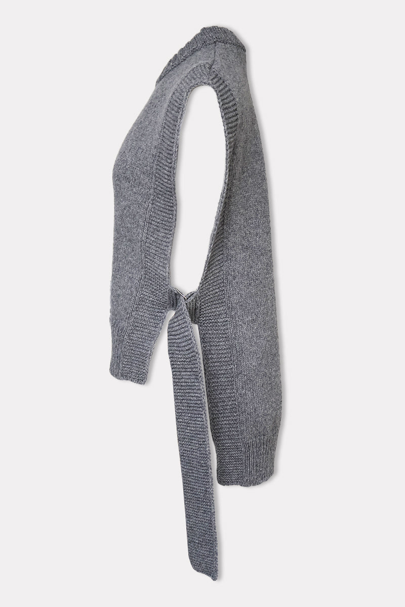 KALVOS VEST IN DOVEY GRAY - CULT MIA