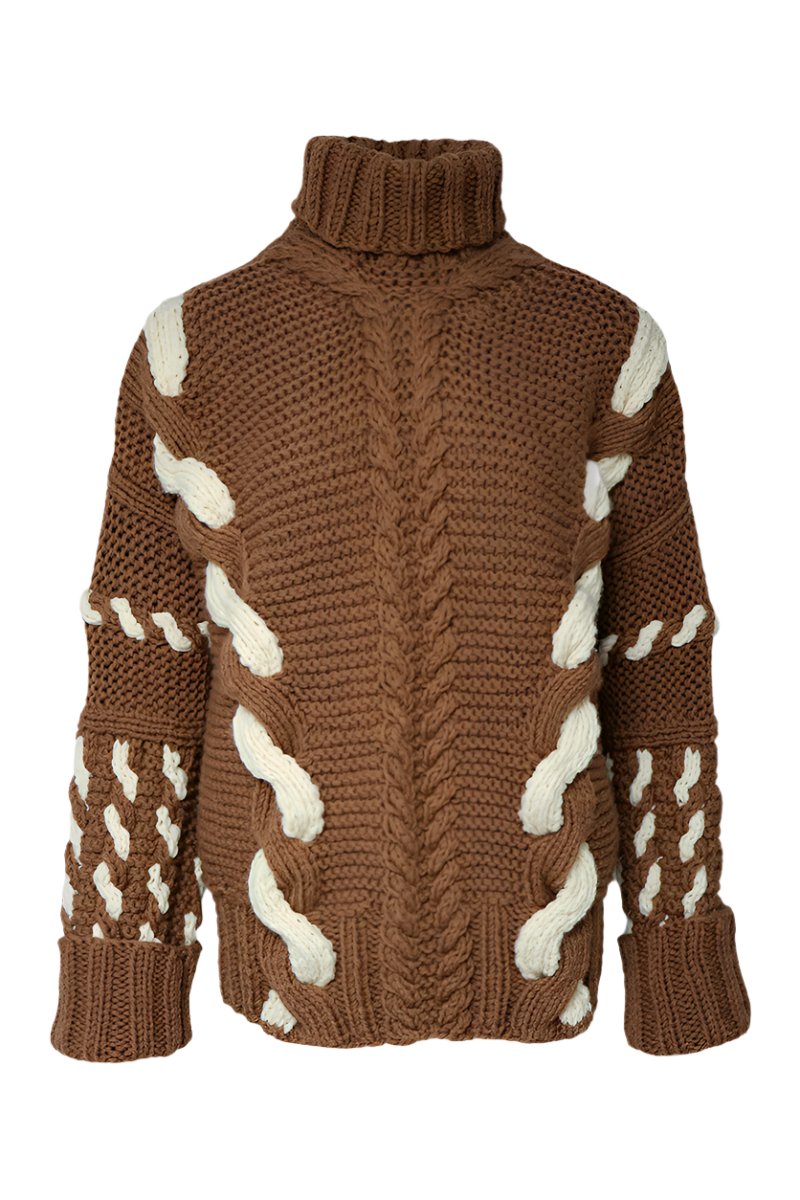 BARBORA TURTLENECK IN ACORN - CULT MIA
