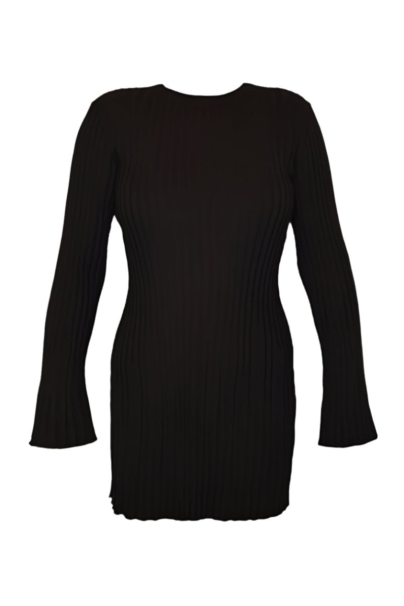 AUSRA MINI DRESS IN BLACK - CULT MIA