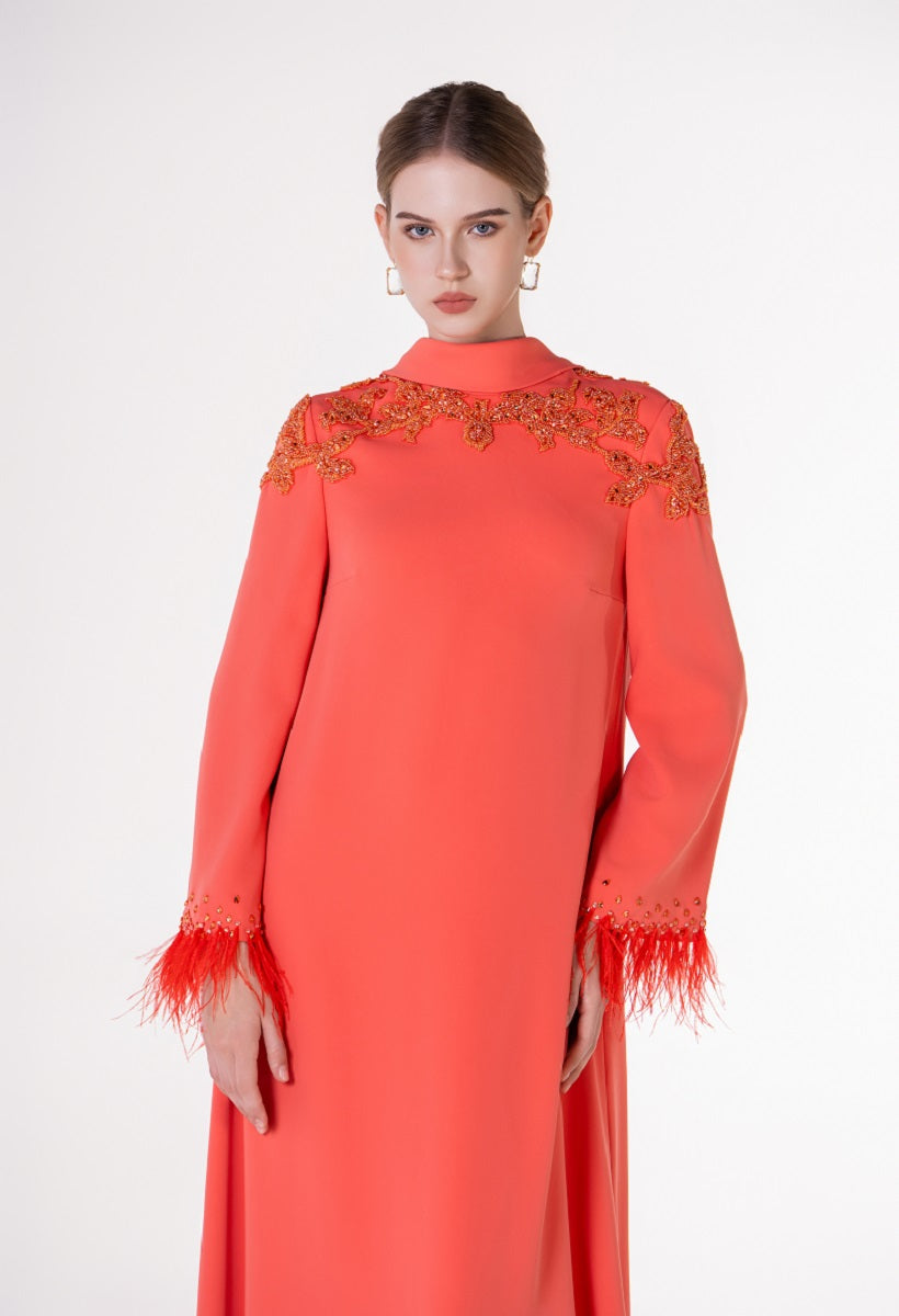 Velvet satin floor-length gown by Tracy Studio featuring a flowing silhouette and elegant design in rich fabric.