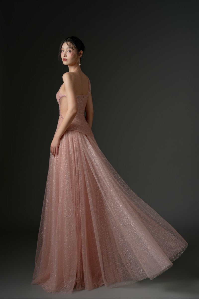 21Six DAJAJAH GLITTER TULLE DRESS IN LIGHT PINK | Cult Mia 21Six DAJAJAH GLITTER TULLE DRESS IN LIGHT PINK | Cult Mia
