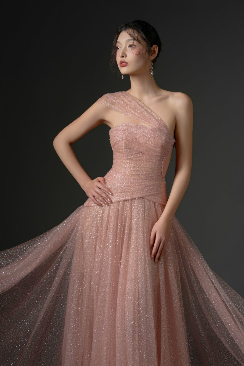 21Six DAJAJAH GLITTER TULLE DRESS IN LIGHT PINK | Cult Mia 21Six DAJAJAH GLITTER TULLE DRESS IN LIGHT PINK | Cult Mia