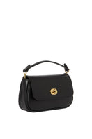 Black TUSTING Hettie clutch purse with sleek design, featuring a compact, stylish accessory for evening or formal occasions.