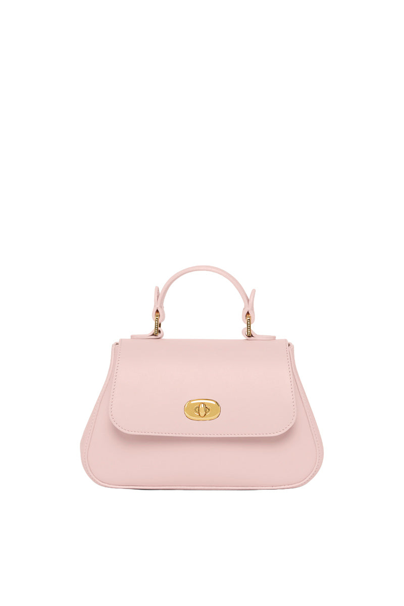 TUSTING Mini Holly in Blossom top handle bag with floral design, featuring a compact shape and elegant handle for stylish carrying.