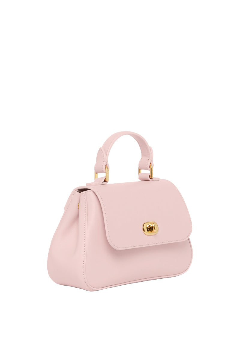 Mini Holly in Blossom top handle bag by TUSTING, featuring a compact design with floral blossom accents and elegant top handle.