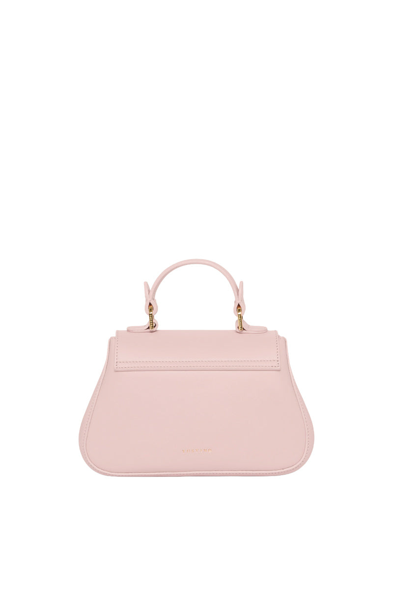 TUSTING MINI Holly in Blossom top handle bag with floral design and structured shape, featuring a compact size and elegant craftsmanship.