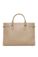 Taupe TUSTING KIMBOLTON top handle bag with sleek design and structured shape, featuring a stylish and versatile handbag.