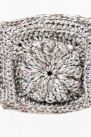 Silver Mara Brazil Tulipa shoulder bag with elegant design, featuring structured shape and stylish handles.