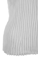 Ivory TULIP FURROWS T-shirt by MAZ Manuela Álvarez, stylish tops with a unique tulip furrow design.