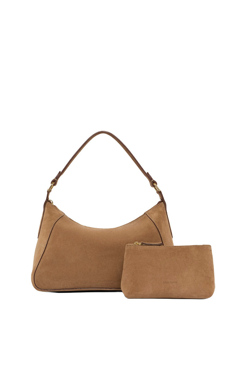 TUSTING Sienna in Date top handle bag with structured design and leather handles, displayed with the bag's front view.