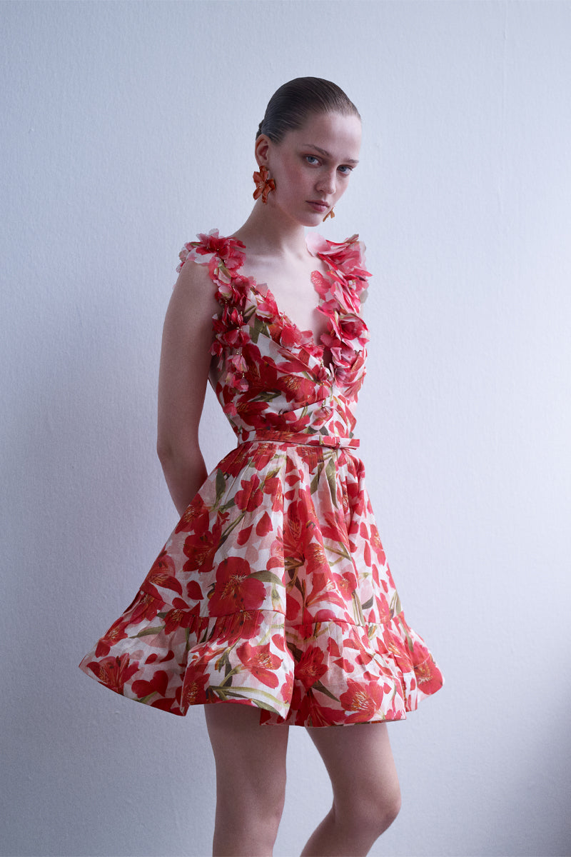 AISA ROULINE mini dress featuring a stylish design, lightweight fabric, and a flattering fit for casual or semi-formal occasions.