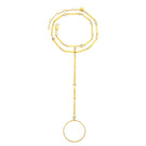 Gold Tania hand chain bracelet by Velvet Desert featuring intricate design and delicate chain details.