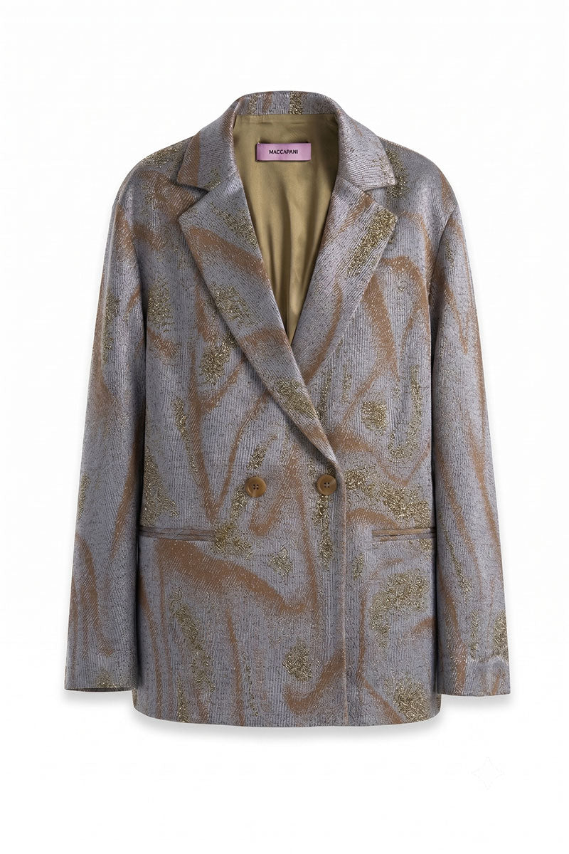 TATS BLAZER IN SAND SKY