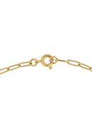 Gold tennis necklace by Fenomena featuring a sleek, elegant chain design perfect for stylish jewelry wear.