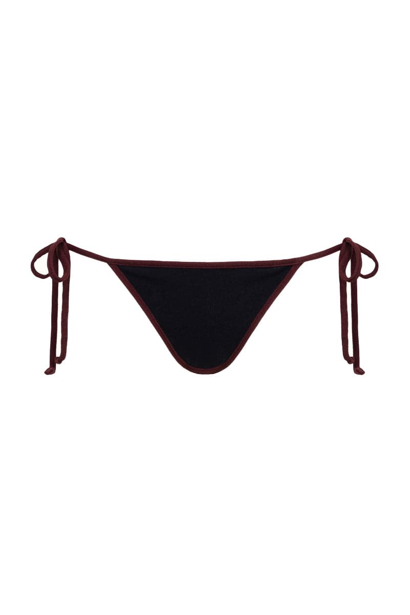 THE COCO TERRY STRAPLESS TOP AND BRIEF REVERSIBLE BIKINI - CULT MIA