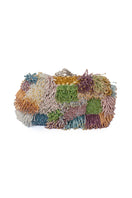 Sarah's Bag lush pastel box clutch with a rectangular shape, soft pastel colors, and elegant design.