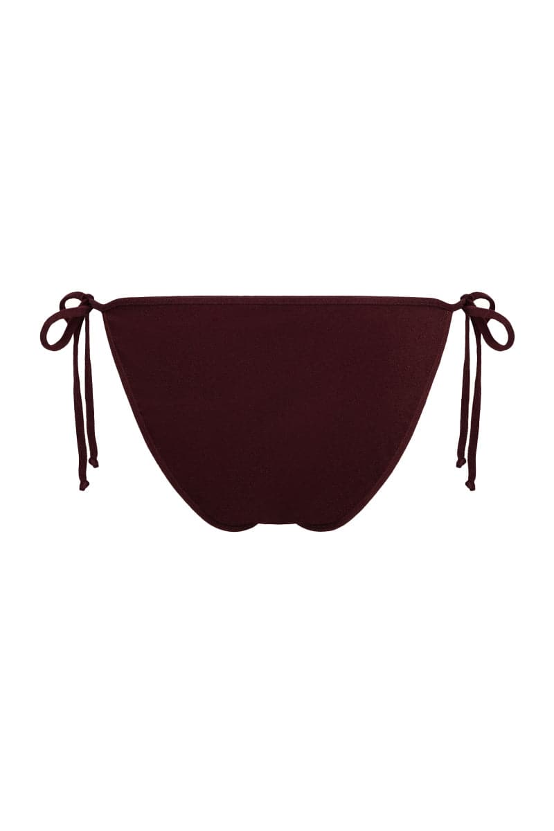 THE COCO TERRY TRIANGLE TOP AND BRIEF REVERSIBLE BIKINI - CULT MIA
