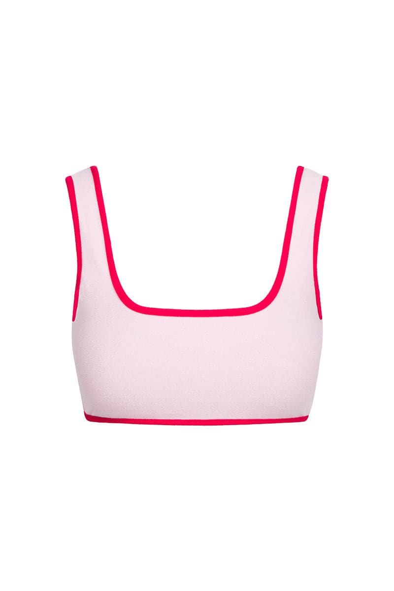 THE RED TERRY ATHLETIC TOP AND BRIEF REVERSIBLE BIKINI - CULT MIA
