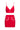 THE RED TERRY BRALETTE AND POCKET SKIRT SET - CULT MIA