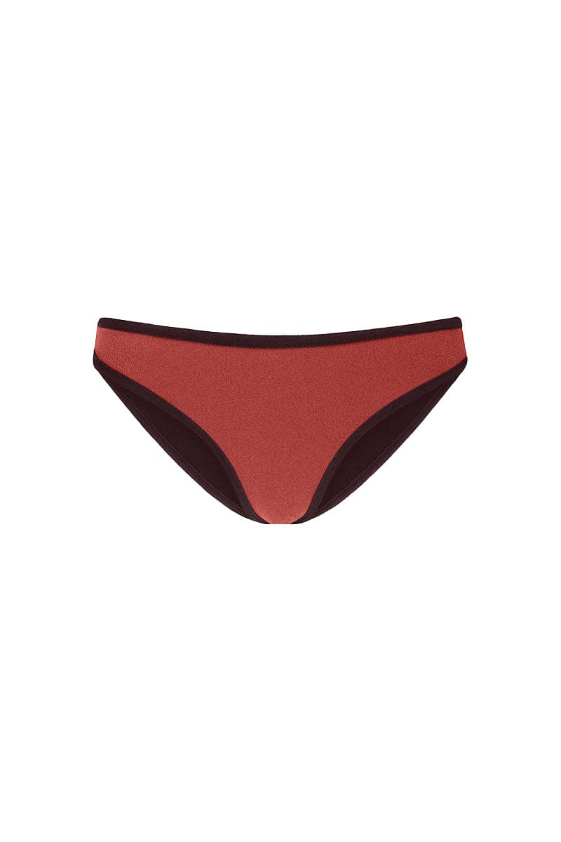 THE COCO TERRY ASYMMETRICAL TOP AND BRIEF REVERSIBLE BIKINI - CULT MIA