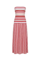 Light blue Summer Away Thea Maxi Dress with flowing fabric and sleeveless design, perfect for warm weather occasions.