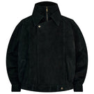Black Lorena Saravia Thea Jacket with sleek design, showcasing its stylish tailored fit and modern silhouette.