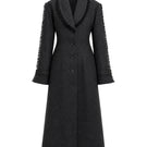 Black Thread Coat by Stolen Stores, stylish outerwear with a sleek design, featuring a modern tailored fit and durable fabric.