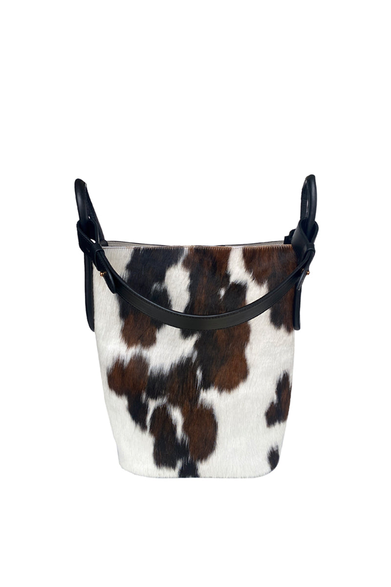 ISIDORA MALVA Tierralta tote bag in cowhide leather, shoulder bag with sturdy handles and natural textured finish.
