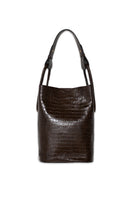 ISIDORA MALVA Tierralta Tote shoulder bag with crocodile print, featuring a stylish and textured design for everyday use.