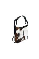 ISIDORA MALVA Tierranueva tote in cowhide leather, stylish shoulder bag with natural textured finish.