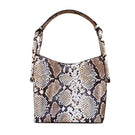 ISIDORA MALVA Tierranueva tote bag with snake print, top handle design, stylish accessory for everyday use