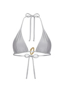 Nelblu Luna Top Filigrana bikini in petalo color with delicate lace details, shown on a mannequin.