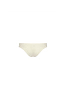 Verdelimon Tunas bikini bottom in ivory cookie color, back view showing smooth fabric and simple design.