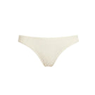 Ivory Tunas bikini bottom by Verdelimon, front view showcasing its stylish design and comfortable fit for swimwear.