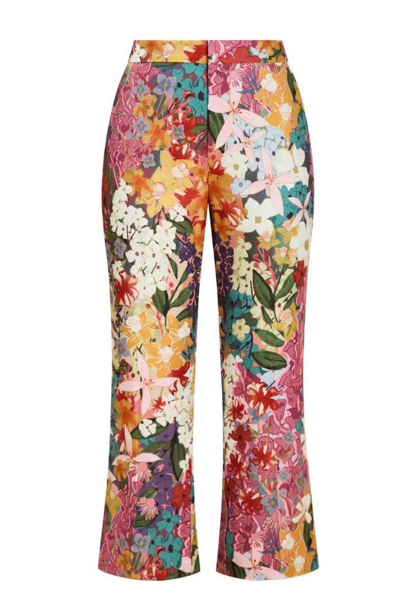 Mestiza New York tuxedo crop kick pants featuring a tailored fit with black fabric and sleek design, perfect for stylish formal wear.
