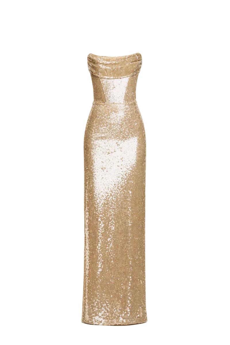 AESTUS MAXI DRESS IN NUDE