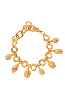 Gold choker necklace by Silvia Gnecchi featuring a sleek, elegant design perfect for stylish accessorizing.