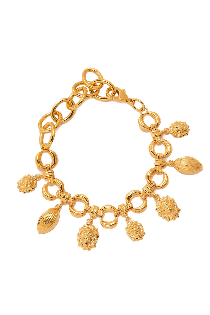 Gold choker necklace by Silvia Gnecchi featuring a sleek, elegant design perfect for stylish accessorizing.
