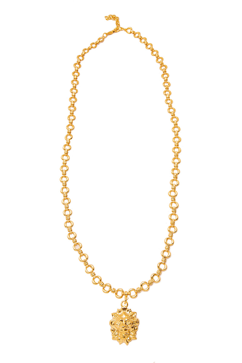 LEON GOLD LONG NECKLACE - CULT MIA
