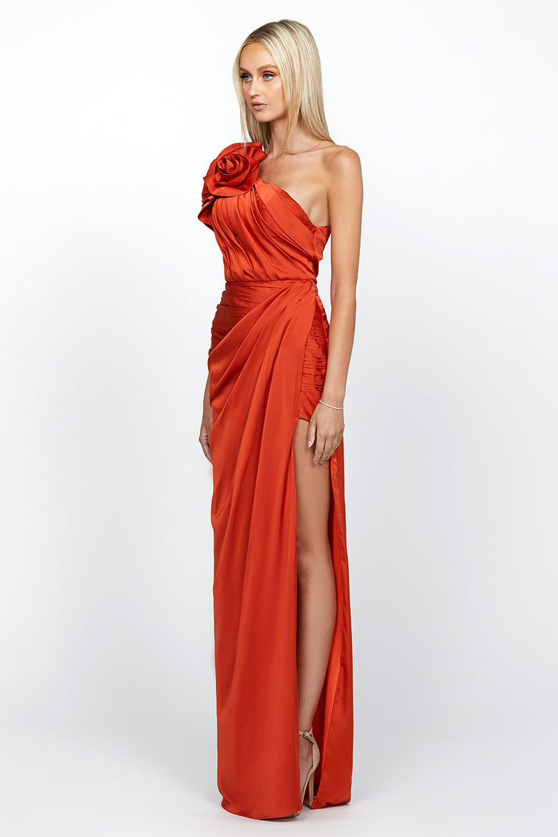 VACATION ASYMMETRIC GOWN - CULT MIA