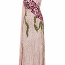 Pink Raishma Natalia gown featuring elegant fabric and detailed design, perfect for formal occasions and evening wear.