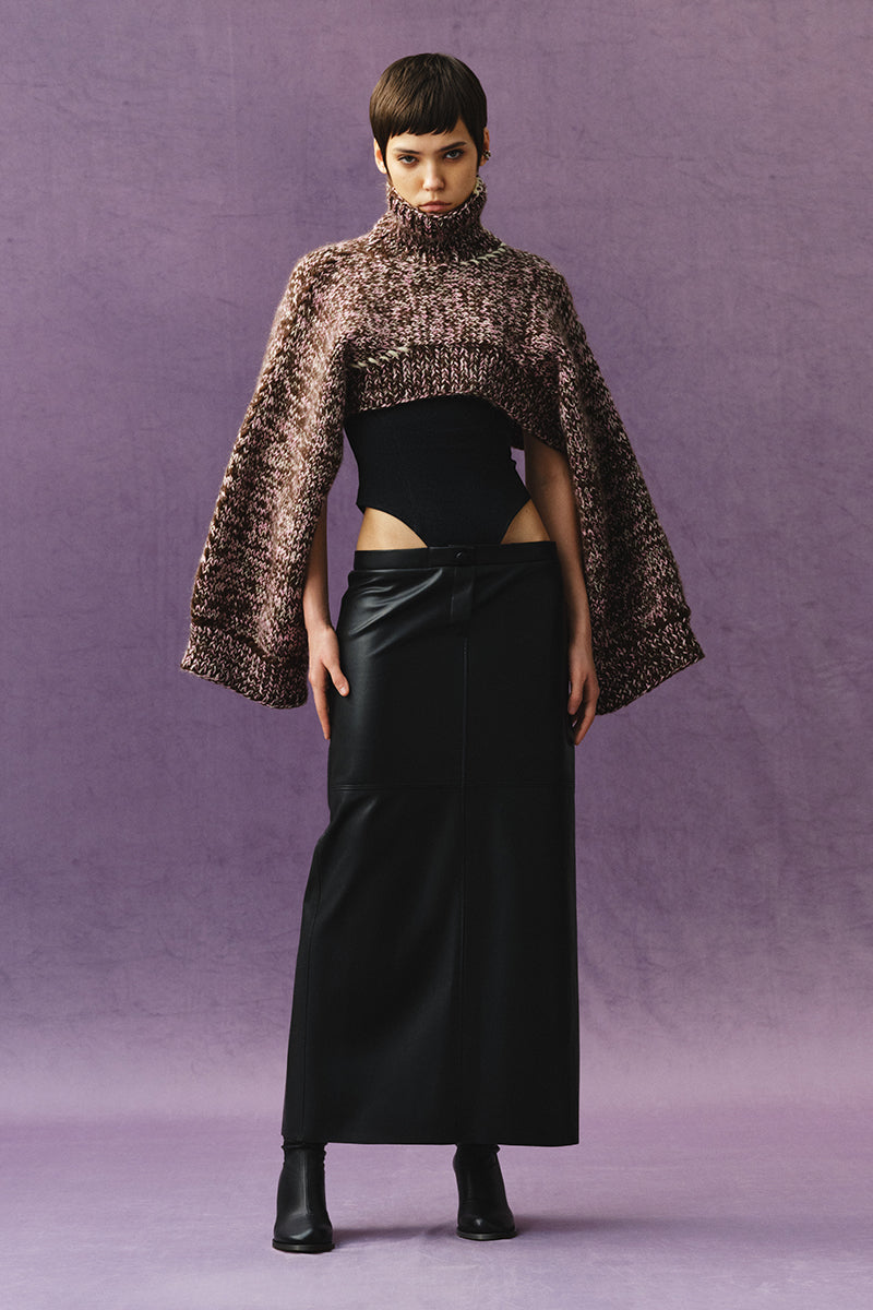 BLACK MAXI SKIRT - CULT MIA